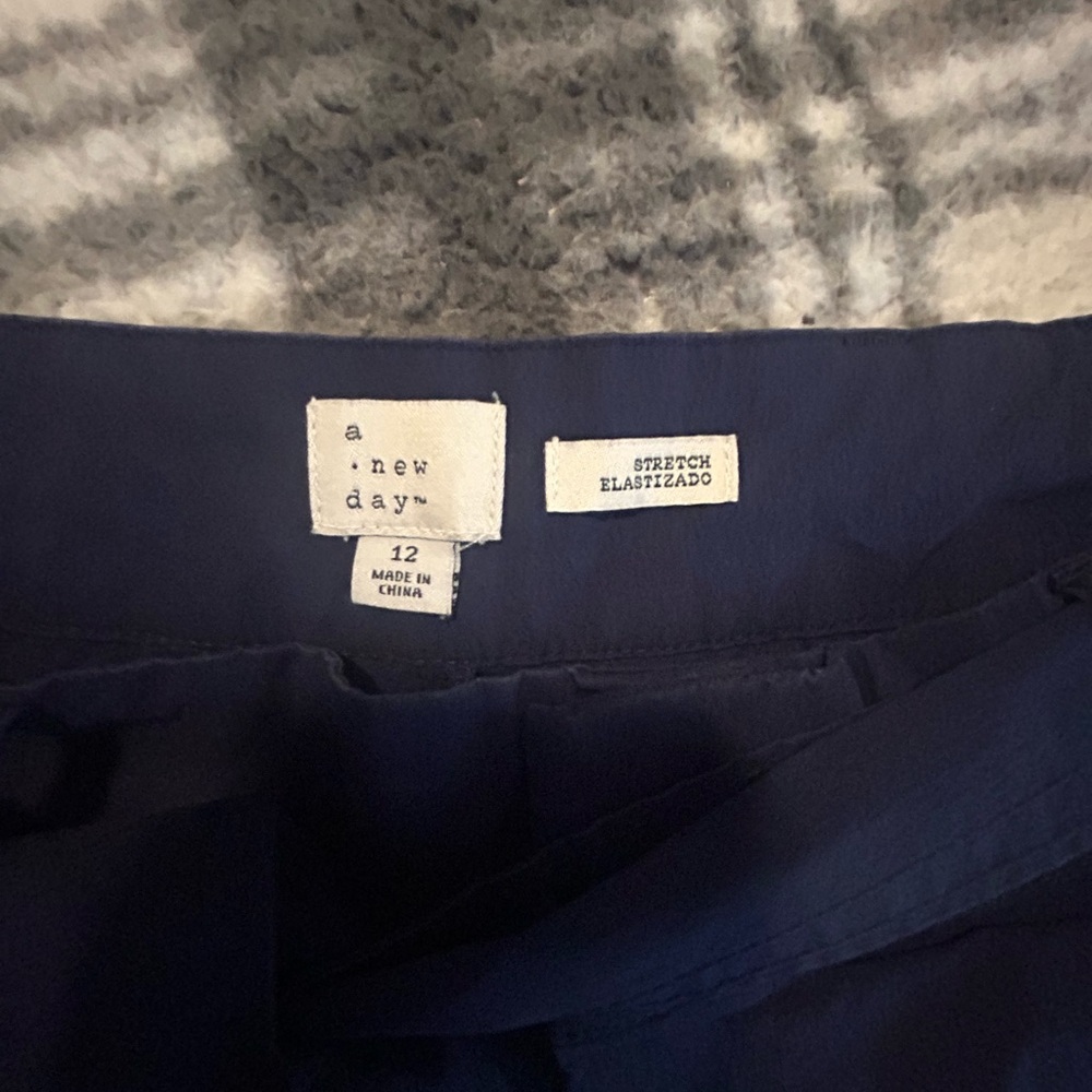 A New Day Deep Blue Trousers - Picture 3 of 5